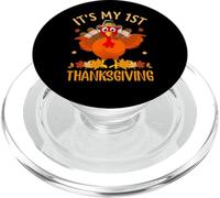 It's My 1st Thanksgiving Turkey Thankful For Family PopSockets PopGrip for MagSafe