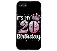 It's My 20th Birthday Party Quote Boys Girls Bday Party Case for iPhone SE (2020) / 7/8