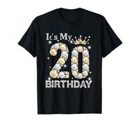 It's My 20th Birthday Queen Women 20 Year Old Diamond Crown T-Shirt