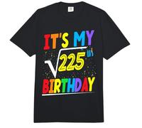 It's My 225th Birthday Mathematics Math Lover 15th Birthday Comfort Colors Adult Heavyweight T-Shirt