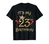 It's My 23rd Birthday, 23 Years Old, 23rd Birthday Queen T-Shirt