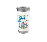 Its My 2nd Birthday Roller Coaster Theme Park Stainless Steel Insulated Tumbler