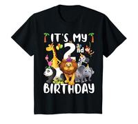Its My 2nd Birthday Zoo Shirt Safari Jungle Animals Lover T-Shirt