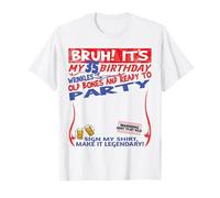 It's My 35th Birthday Men boy Sign My Shirt Bday T-Shirt