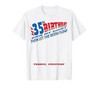 It's My 35th Birthday Men boy Sign My Shirt Bday T-Shirt