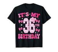 It's My 36th Birthday Women's Pink Coquette Bow 36 Year Old T-Shirt