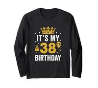 It's My 38Th Birthday Idea for 38 Years Old Man and Woman Long Sleeve T-Shirt