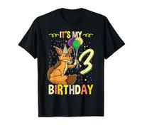 Its My 3rd Birthday Jackal Animal T-Shirt