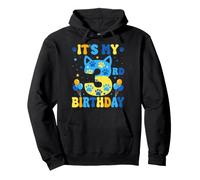 It's My 3rd Birthday - Kids Dog Lover Three Years Old Pullover Hoodie