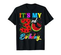 It's My 3rd Birthday Watermelon Lovers Summer Vacation Kids T-Shirt