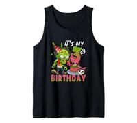 It's My 3rd Birthday Zombie Lover 3 Year Old Horror Bday Tank Top