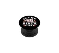 It's My 40th Birthday 40 Year Old Baseball Player 40 Jersey PopSockets Adhesive PopGrip