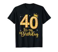It's My 40th Birthday Queen Women 40 Year Old Diamond Crown T-Shirt