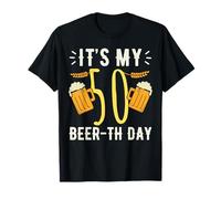 Its my 50th Beerth Day Funny 50th Birthday Beer 50 Years Old T-Shirt