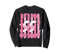 It's My 55th Birthday Girl Coquette Bow 55 Year Old Sweatshirt