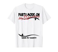 It's My 55th Birthday Men boy Sign My Shirt Bday T-Shirt