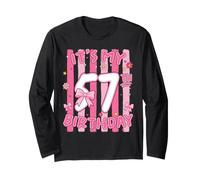 It's My 57th Birthday Girl Coquette Bow 57 Year Old Long Sleeve T-Shirt