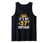 It's My 57Th Birthday Idea for 57 Years Old Man and Woman Tank Top