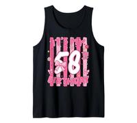 It's My 58th Birthday Girl Coquette Bow 58 Year Old Tank Top