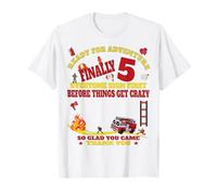 It's my 5th birthday boy Sign My Shirt Bday T-Shirt