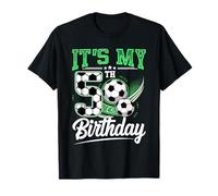 It's My 5th Birthday Boy Soccer Ball 5 Year Old Number Five T-Shirt