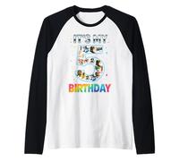 It's My 5th Birthday Boys Italian Brainrot Meme Raglan Baseball Tee