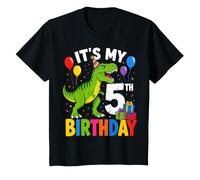 It's My 5th Birthday Dinosaur T Rex 5 Year Old Boy T-Shirt