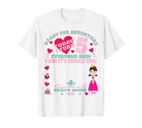 It's My 5th Birthday girl Sign My Shirt Bday T-Shirt