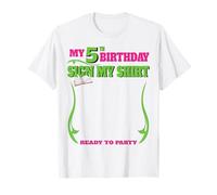 It's My 5th Birthday Sign My Shirt Bday T-Shirt