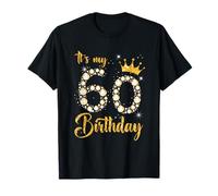 It's My 60th Birthday Queen Diamond Crown 60 Years Old Women T-Shirt