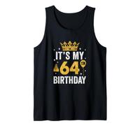 It's My 64Th Birthday Idea for 64 Years Old Man and Woman Tank Top