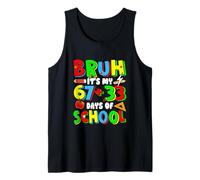 It's My 67 + 33 Days of School 100th Day School Six Seven Tank Top