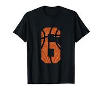 It's My 6th Birthday 6 Year-Old Boy Birthday Gift Basketball T-Shirt