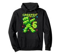 It's My 6th Birthday Boy Gamer Creepin’ Into 6 Gamer Pixel Pullover Hoodie