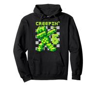 It's My 6th Birthday Boy Gamer Creepin’ Into 6 Gamer Pixel Pullover Hoodie