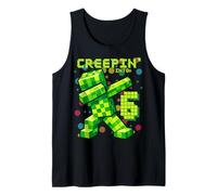 It's My 6th Birthday Boy Gamer Creepin’ Into 6 Gamer Pixel Tank Top