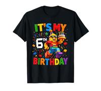 It's My 6th Birthday Building Brick 6 Years Old Boys Kids T-Shirt