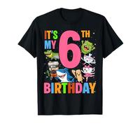 It's My 6th Birthday Italian Brainrot Meme Kids Boys Girls T-Shirt