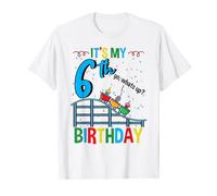 Its My 6th Birthday Roller Coaster Theme Park T-Shirt