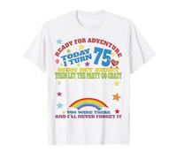 It's My 75th Birthday Men boy Sign My Shirt Bday T-Shirt