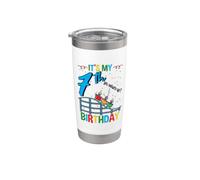 Its My 7th Birthday Roller Coaster Theme Park Stainless Steel Insulated Tumbler