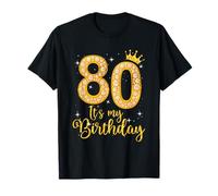 It's My 80th Birthday Queen Women 80 Year Old Diamond Crown T-Shirt