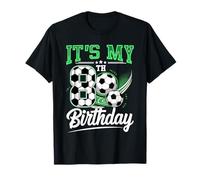 It's My 8th Birthday Boy Soccer Ball 8 Year Old Number Eight T-Shirt