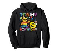 It's My 8th Birthday Building Brick 8 Years Old Boys Kids Pullover Hoodie
