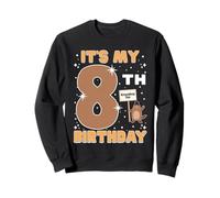 It's My 8th Birthday Groundhog Day 8 Years Old Girls Boys Sweatshirt