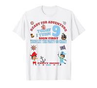 It's my 9th birthday boy Sign My Shirt Bday T-Shirt