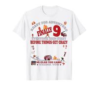 It's my 9th birthday boy Sign My Shirt Bday T-Shirt