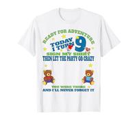 It's my 9th birthday boy Sign My Shirt Bday T-Shirt