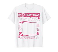 It's My 9th Birthday girl Sign My Shirt Bday T-Shirt
