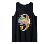 It's My 9th Birthday Party Ocean 9 Years Old Sea Fish B-Day Tank Top